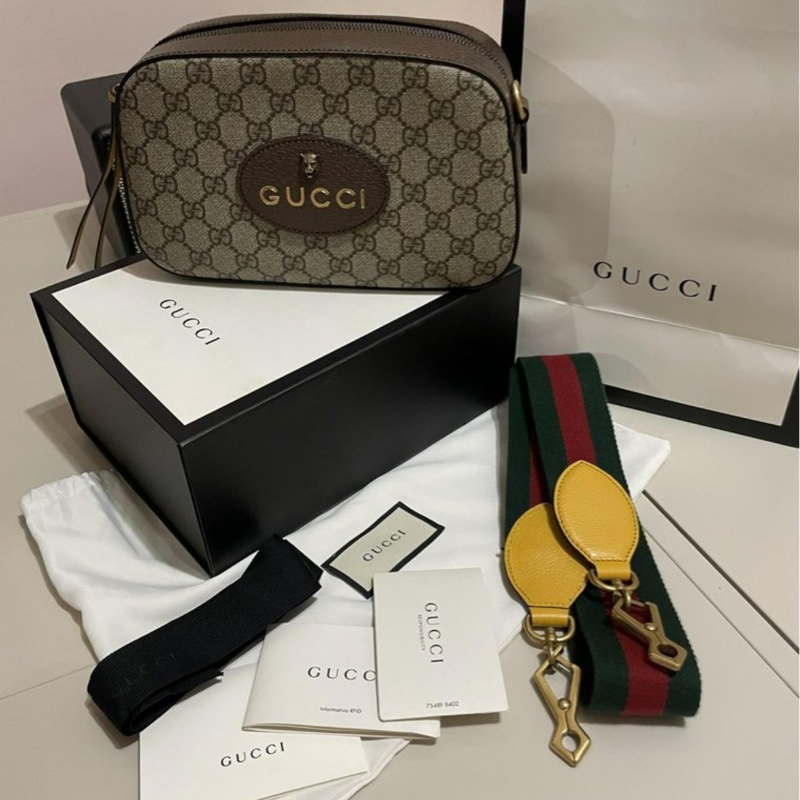 Gucci 虎頭相機包 斜背包 閒置品-0
