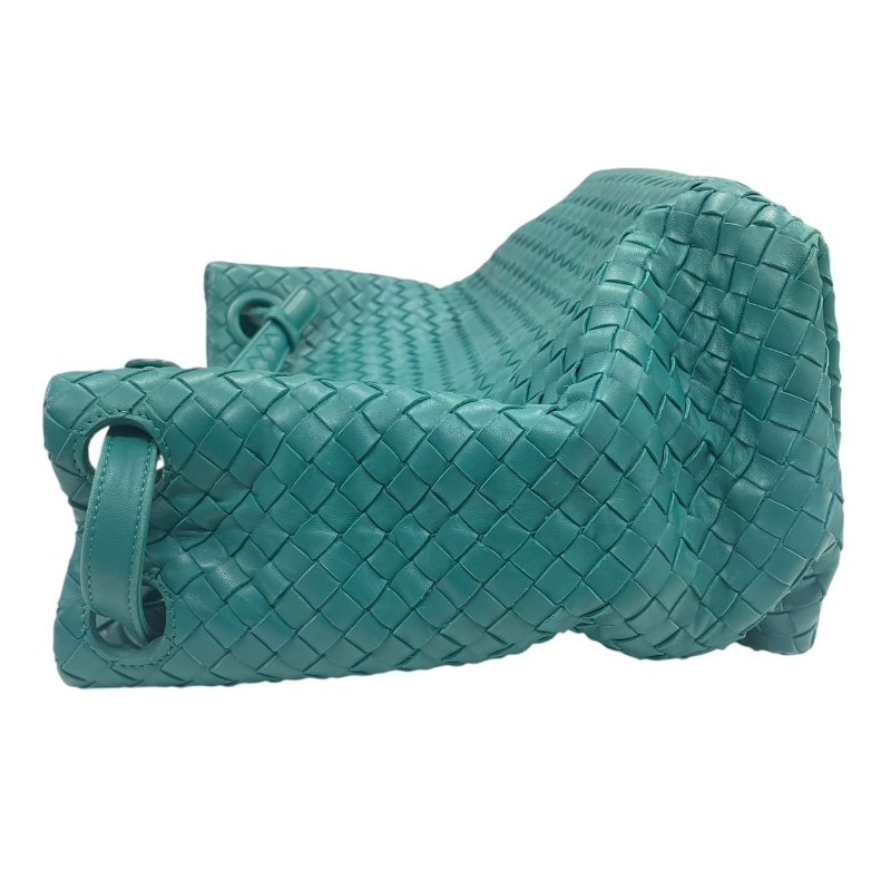 BOTTEGA VENETA 葆蝶嘉 INTRECCIATO 編織手提包 牛皮 湖水綠色-2
