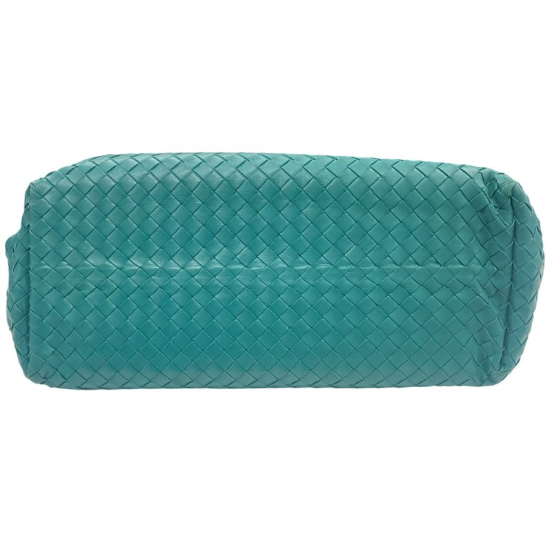 BOTTEGA VENETA 葆蝶嘉 INTRECCIATO 編織手提包 牛皮 湖水綠色-4