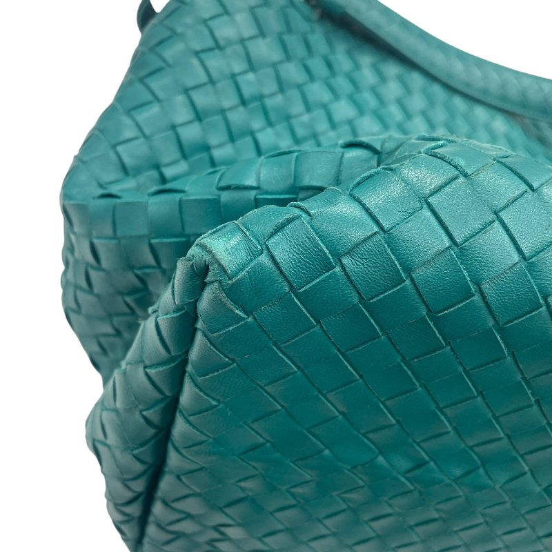 BOTTEGA VENETA 葆蝶嘉 INTRECCIATO 編織手提包 牛皮 湖水綠色-8