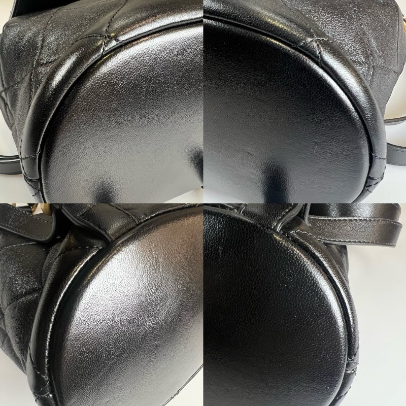CHANEL 後背包小金球 羊皮黑 AS4866/晶片款-13