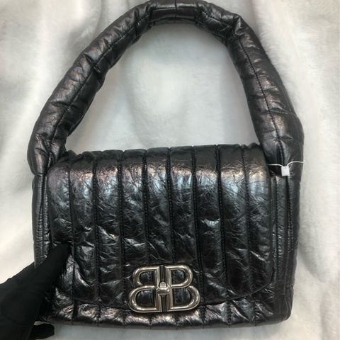 Balenciaga Monaco Sling Bag 金屬色腋下包 XC498