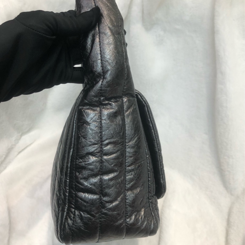 Balenciaga Monaco Sling Bag 金屬色腋下包 XC498-2