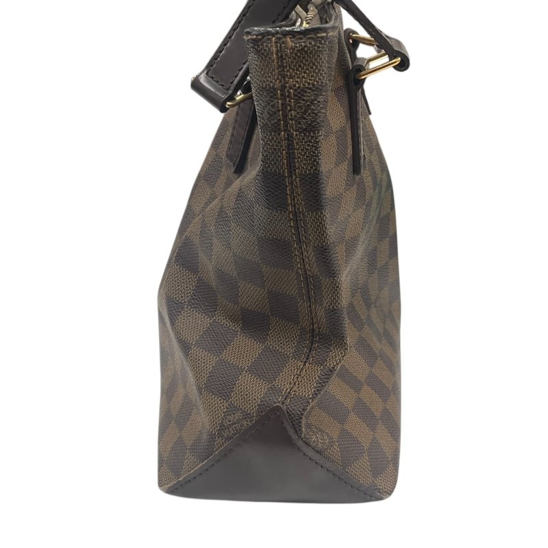 LOUIS VUITTON 路易威登 N51187 CABAS PIANO 托特包 PVC帆布 棋盤格 棕色 金釦-3