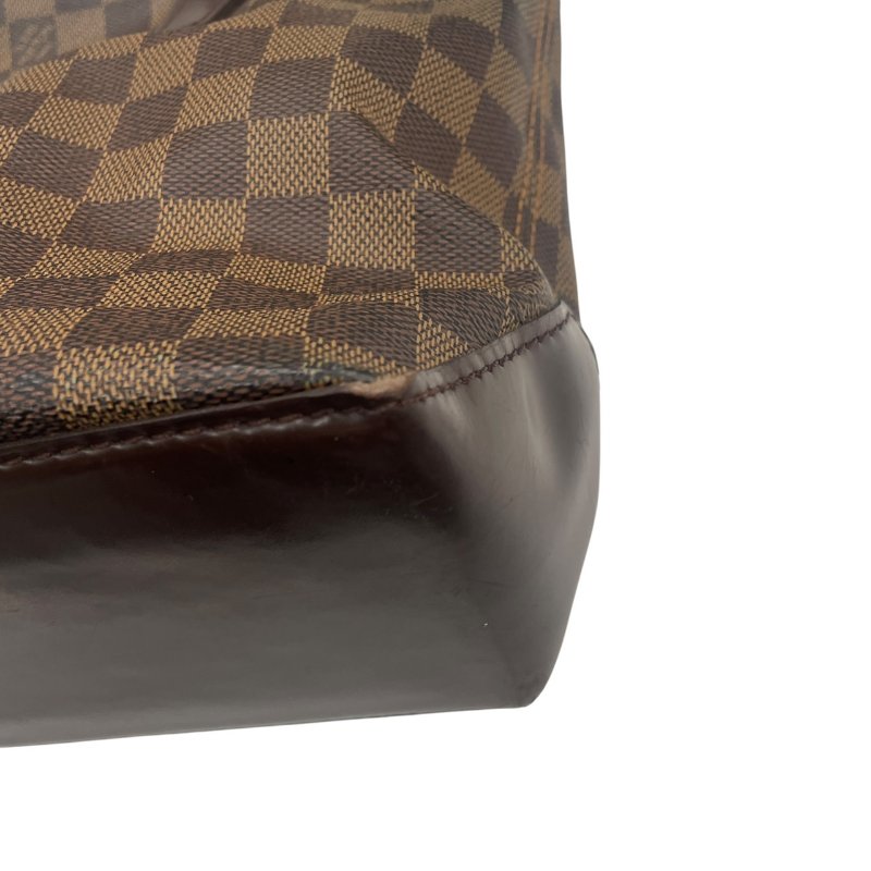 LOUIS VUITTON 路易威登 N51187 CABAS PIANO 托特包 PVC帆布 棋盤格 棕色 金釦-8