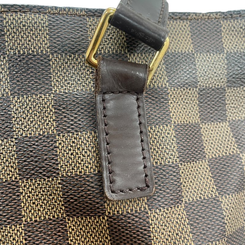 LOUIS VUITTON 路易威登 N51187 CABAS PIANO 托特包 PVC帆布 棋盤格 棕色 金釦-12