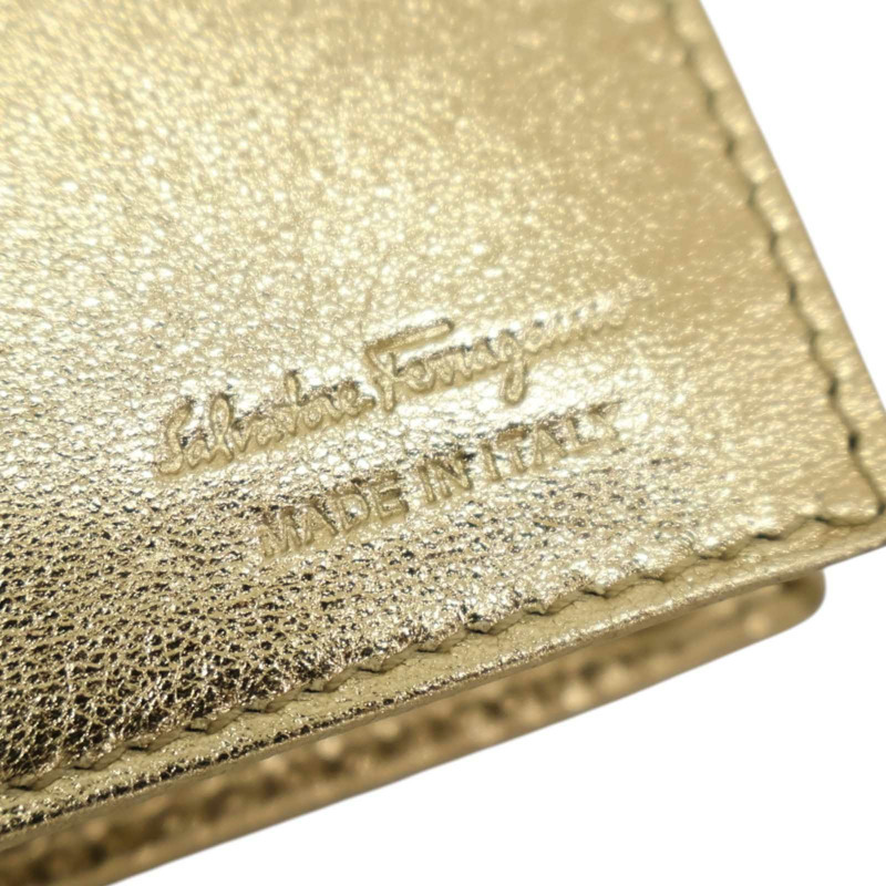 金色牛皮 Vara Bow 肩背包 KM-22C408【Salvatore Ferragamo 菲拉格慕】 KM-22C408-6