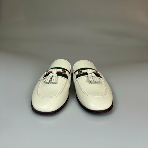 GUCCI 659620 米白穆勒鞋 #37