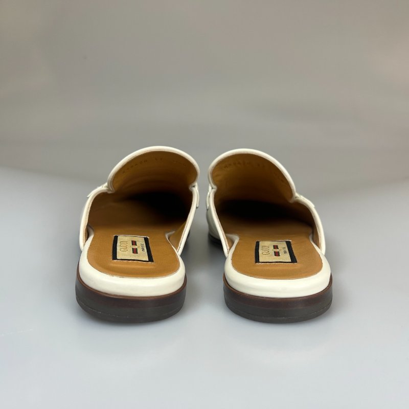 GUCCI 659620 米白穆勒鞋 #37-1