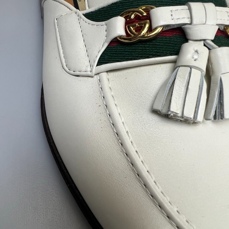 GUCCI 659620 米白穆勒鞋 #37-8
