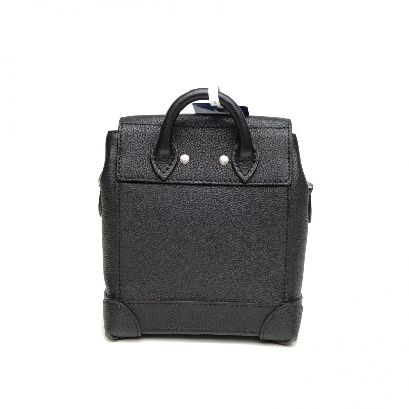 LOUIS VUITTON 黑色牛皮晶片Steamer15colorado斜挎包肩背包-2