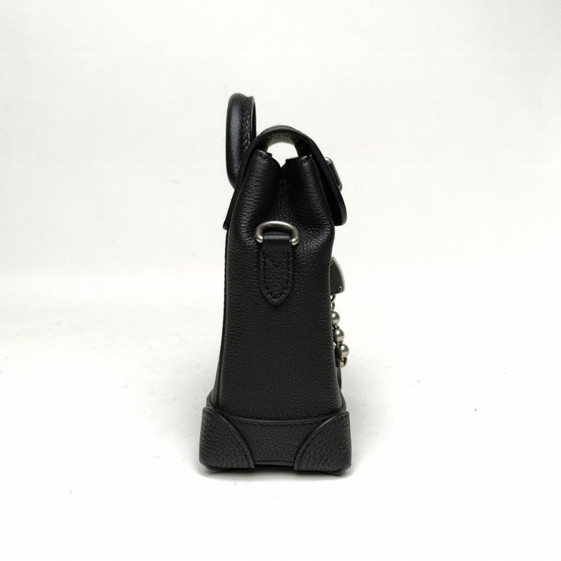 LOUIS VUITTON 黑色牛皮晶片Steamer15colorado斜挎包肩背包-3