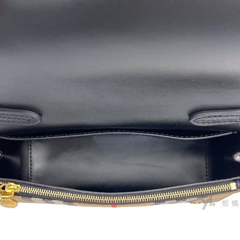 Y1967-Burberry Note格紋斜背包-5