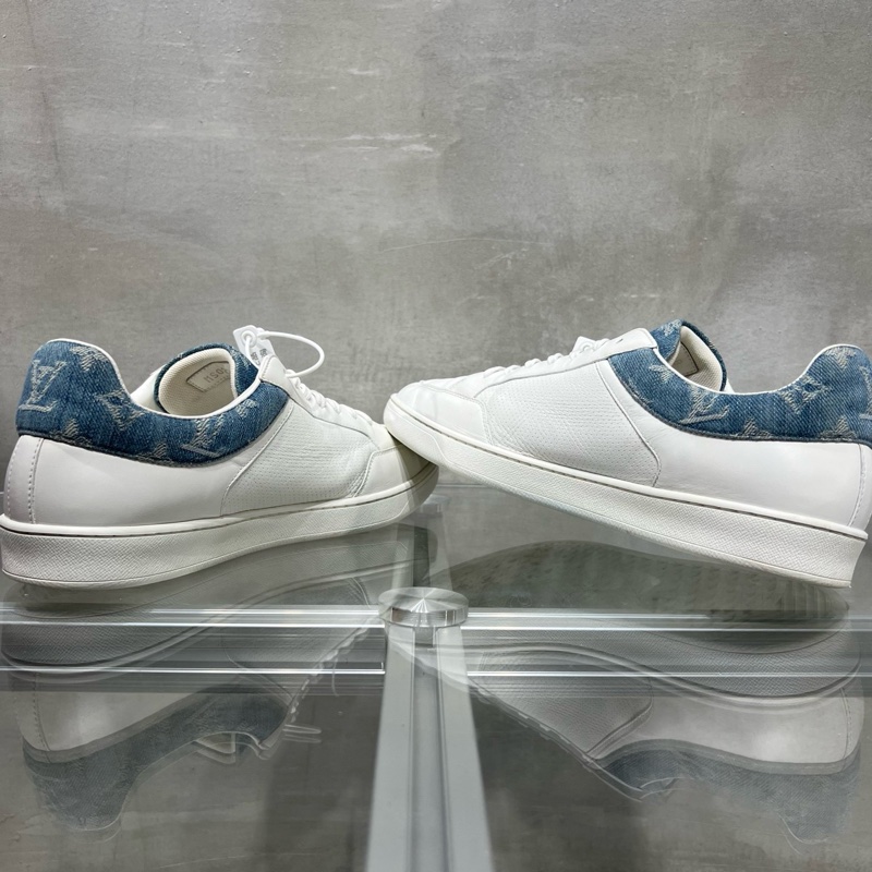 97新 Louis Vuitton/路易威登 LV 老花休閒板鞋 尺碼/UK8 /42碼-4