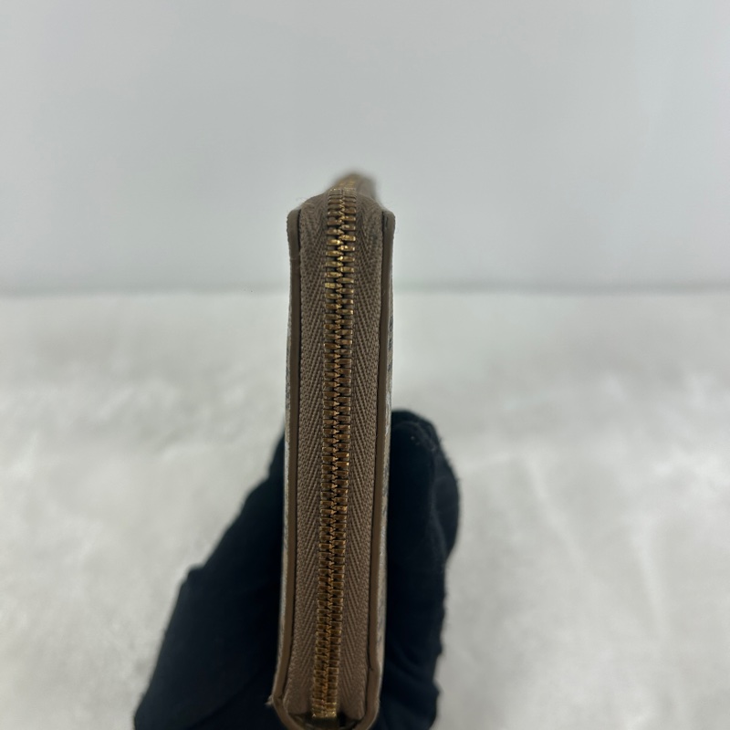 BALENCIAGA 品牌LOGO印花經典拉鍊長夾-3