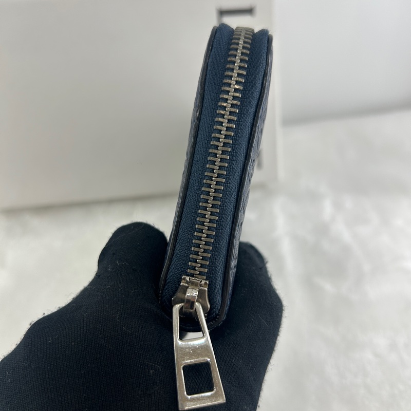 LOEWE REPEAT小牛皮壓花拉鍊長夾-2