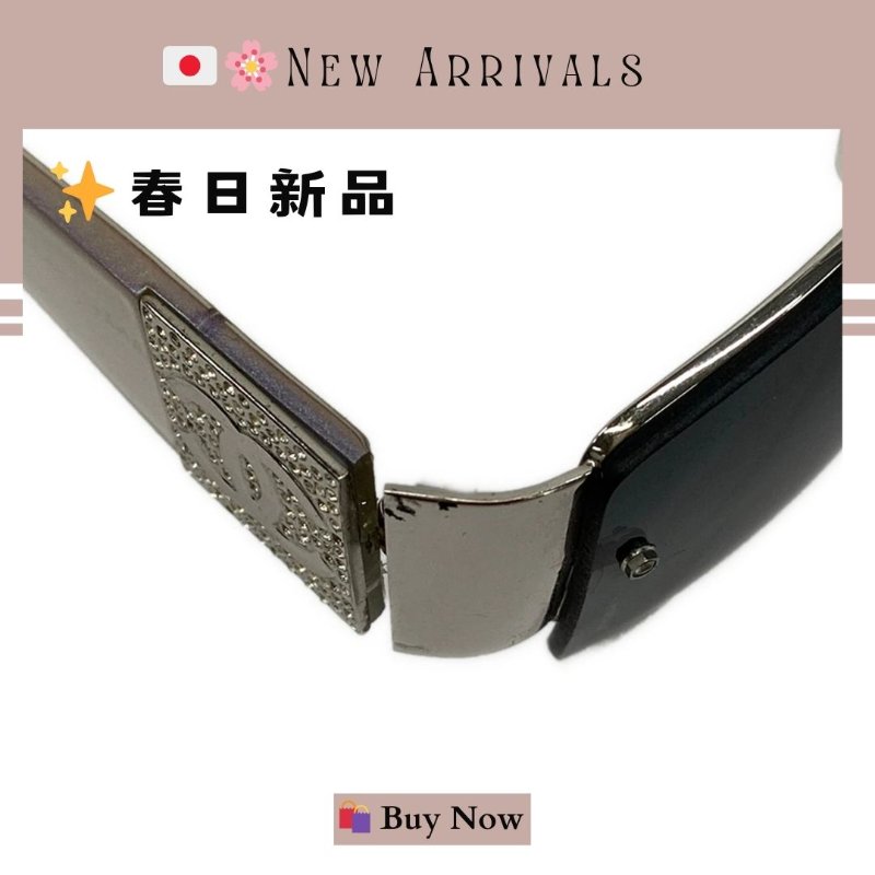 🛍️🎁 26 🔥 5月新品【預訂】 💘 香奈兒 Chanel 復古款水鑽太陽眼鏡 🔥 香奈兒熱賣款 Y2K JENNIE 香奈兒太陽眼鏡 CHANEL SUNGLASSES-7