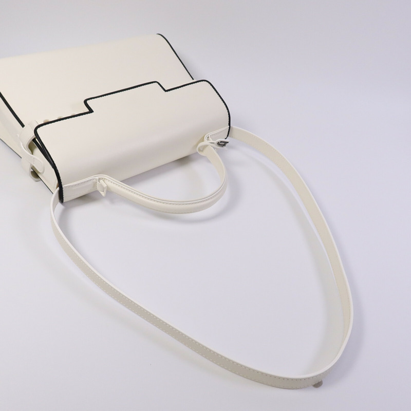Delvaux 牛皮皮革Tempete MM手挽肩背兩用袋-8