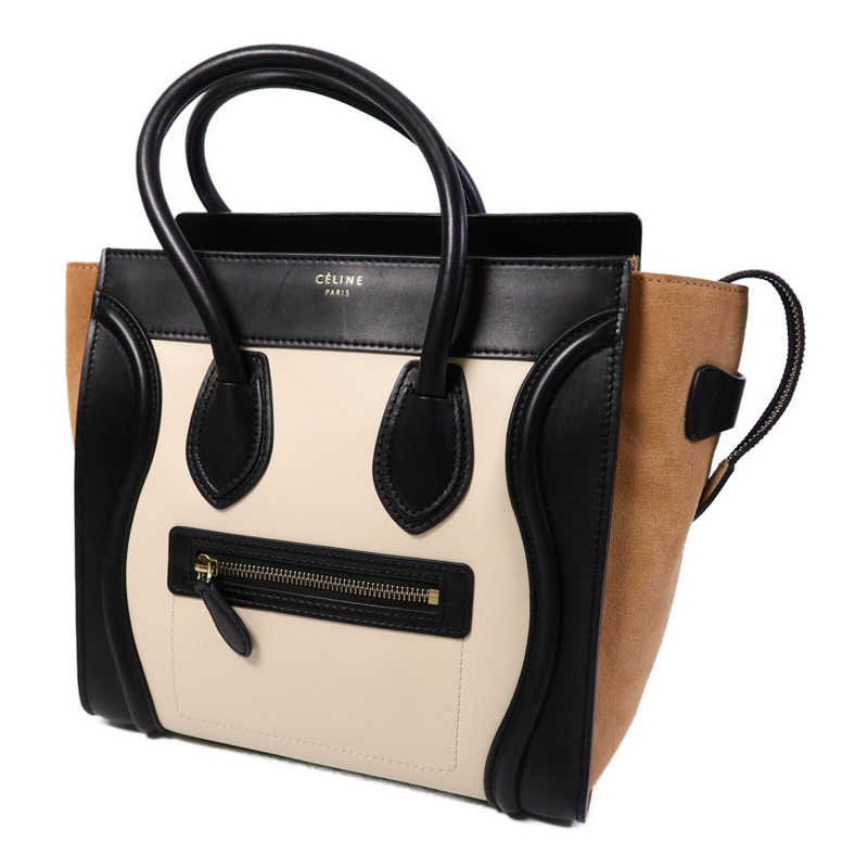 CELINE 牛皮皮革Micro Luggage手挽袋-2