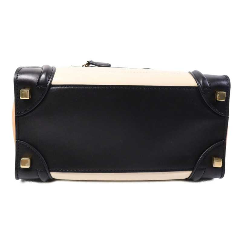CELINE 牛皮皮革Micro Luggage手挽袋-3