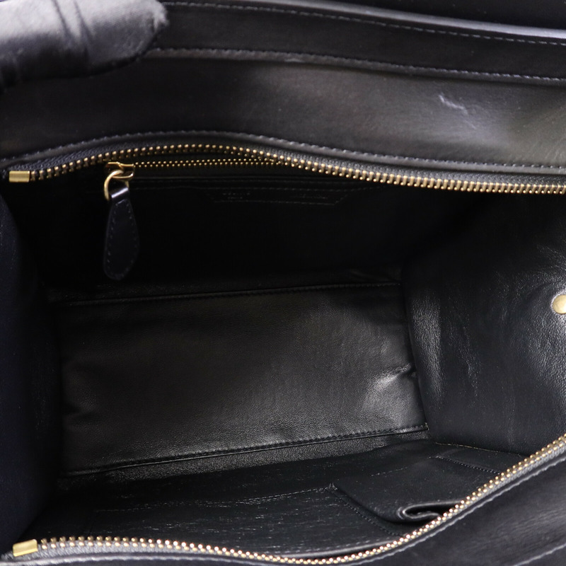 CELINE 牛皮皮革Micro Luggage手挽袋-4