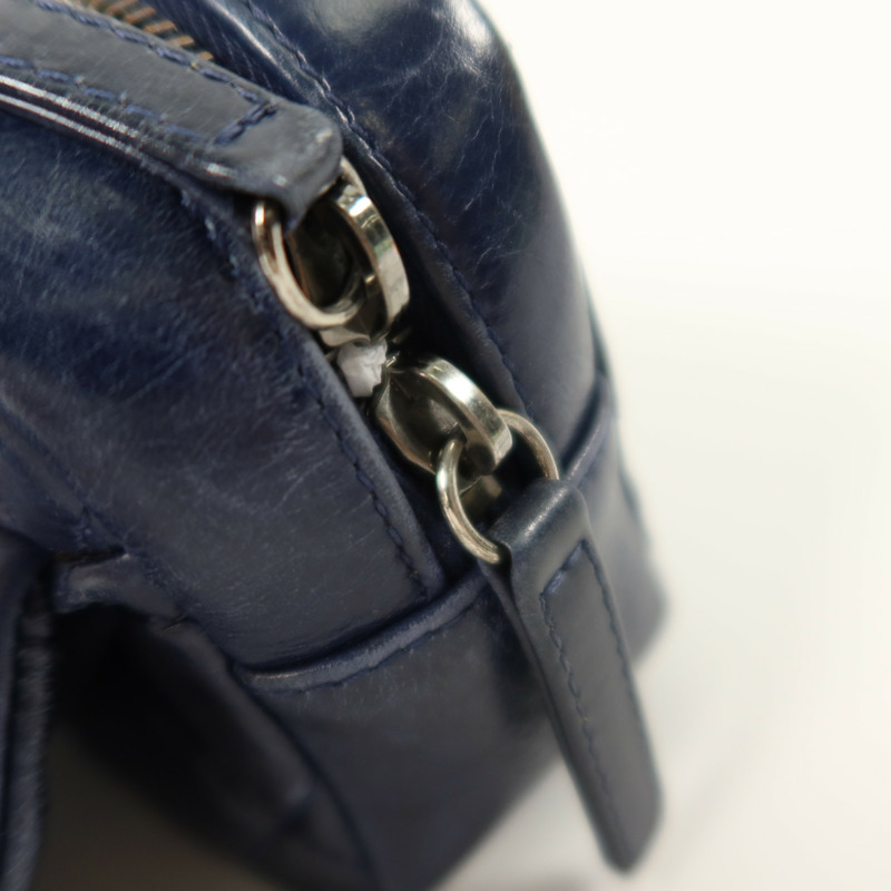 CHANEL 羊皮皮革Chain Shoulder銀扣鏈帶肩背袋-16