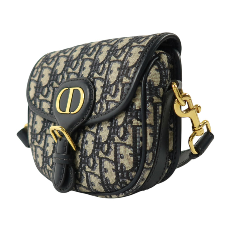 Dior Oblique帆布Mini Bobby金扣肩背袋-2