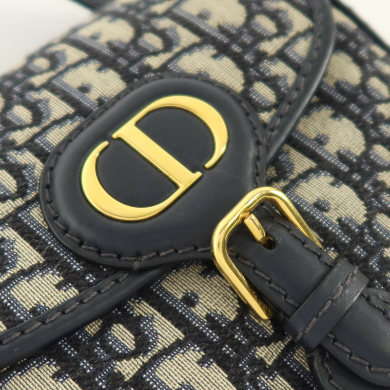 Dior Oblique帆布Mini Bobby金扣肩背袋-8
