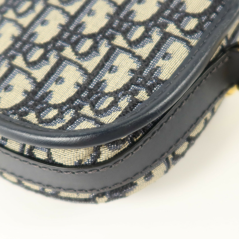 Dior Oblique帆布Mini Bobby金扣肩背袋-13