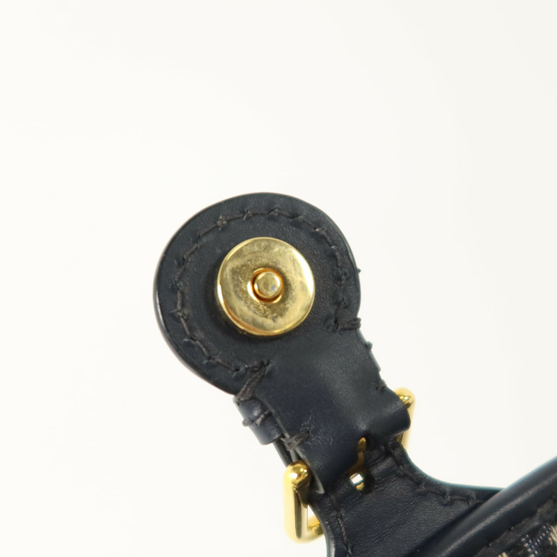 Dior Oblique帆布Mini Bobby金扣肩背袋-14