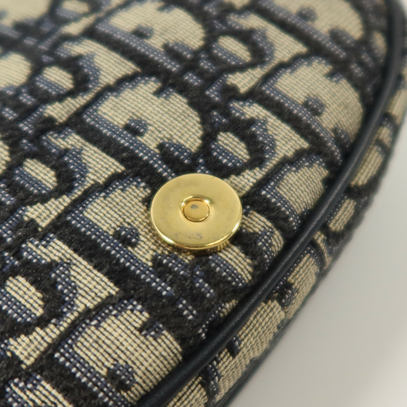 Dior Oblique帆布Mini Bobby金扣肩背袋-15