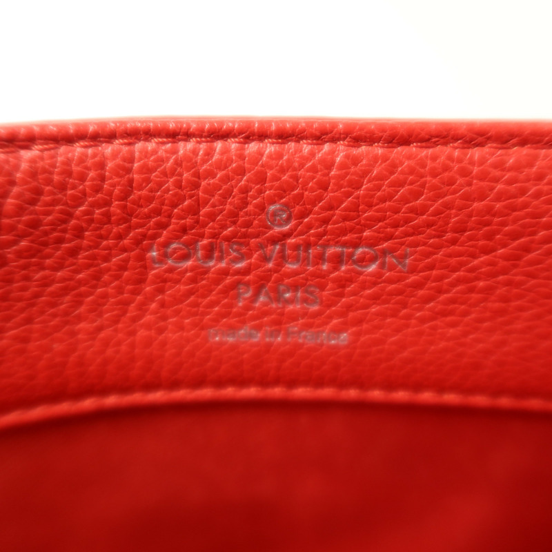 LOUIS VUITTON 牛皮皮革Lockme II銀扣手挽肩背兩用袋-5