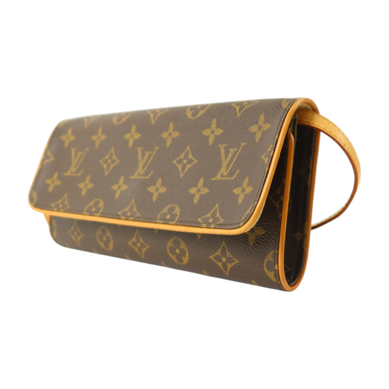 LOUIS VUITTON Monogram Pochette Twin GM金扣肩背袋-2