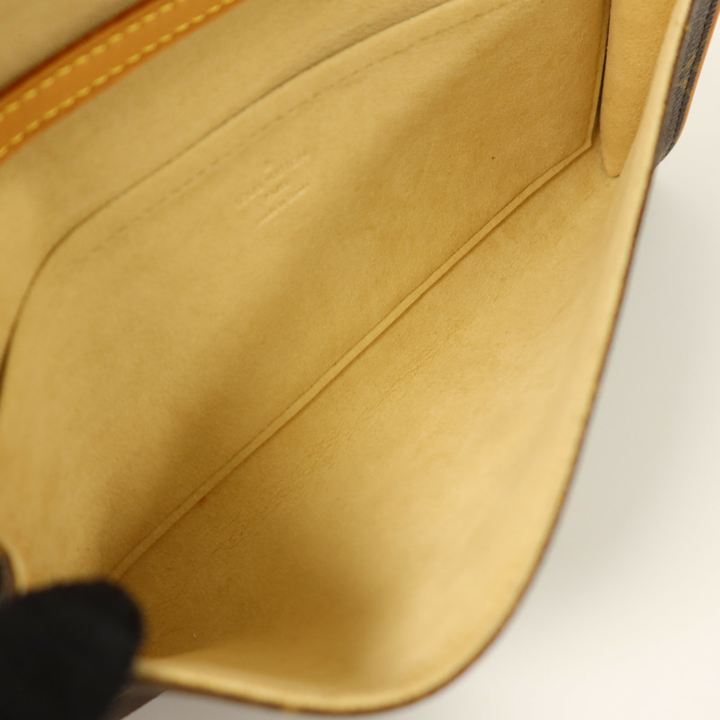 LOUIS VUITTON Monogram Pochette Twin GM金扣肩背袋-4