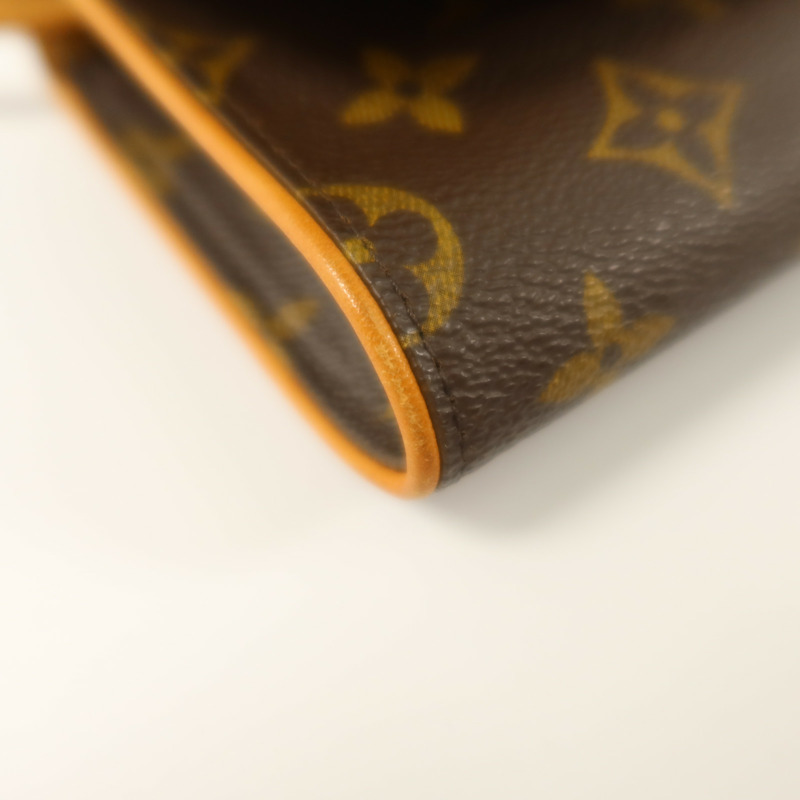 LOUIS VUITTON Monogram Pochette Twin GM金扣肩背袋-10