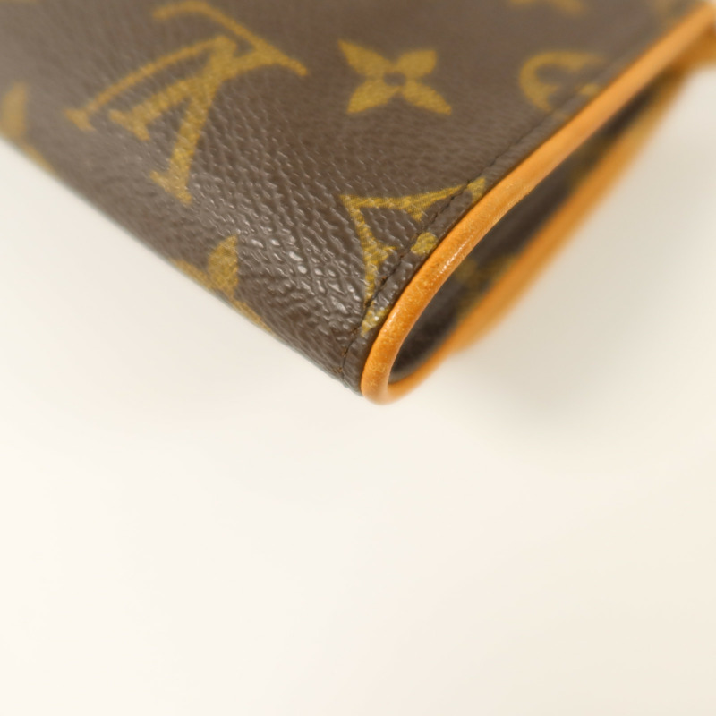 LOUIS VUITTON Monogram Pochette Twin GM金扣肩背袋-13