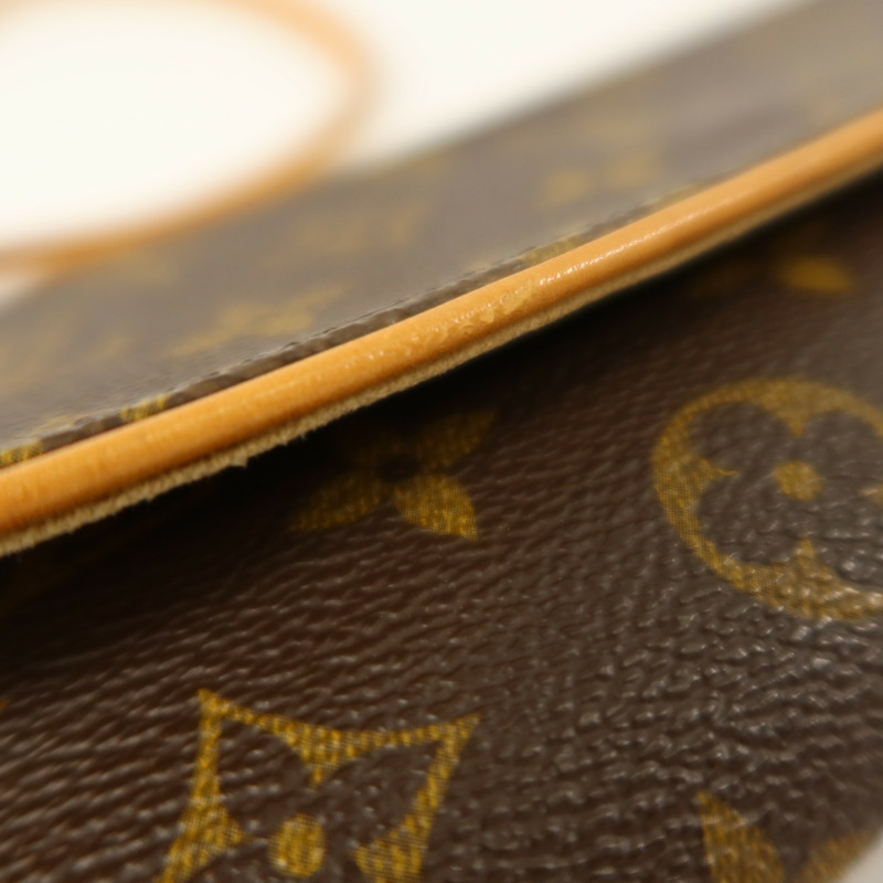 LOUIS VUITTON Monogram Pochette Twin GM金扣肩背袋-14
