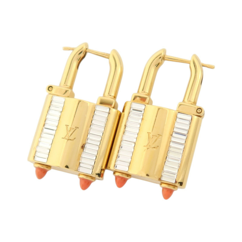 LOUIS VUITTON 金屬Lock Me Earrings耳環-1