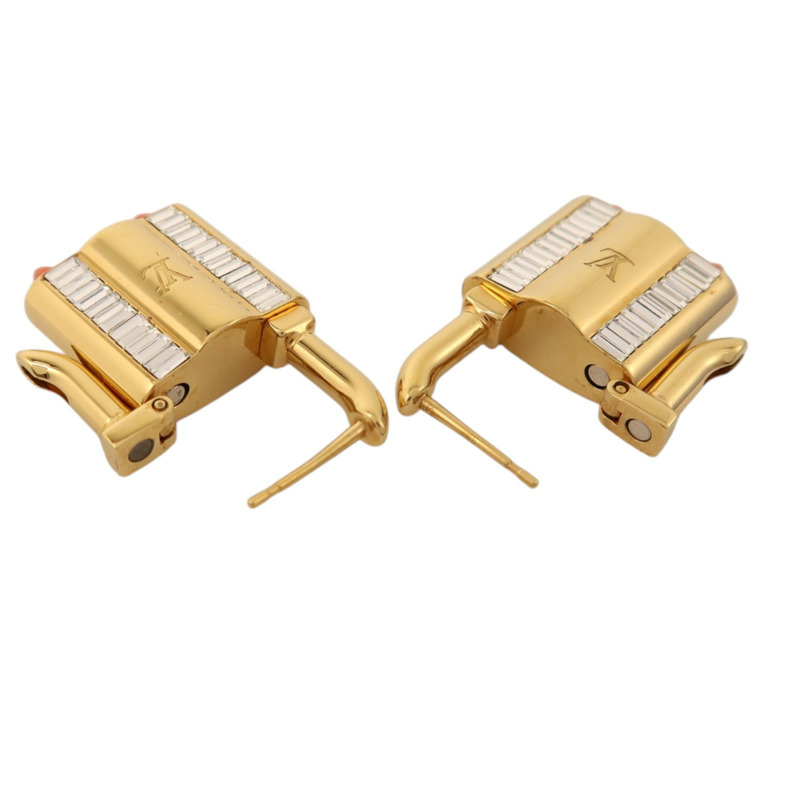 LOUIS VUITTON 金屬Lock Me Earrings耳環-3
