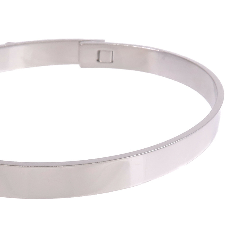 HERMES 18K白金Collier de Chien PM Bracelet鑽石手鐲-8