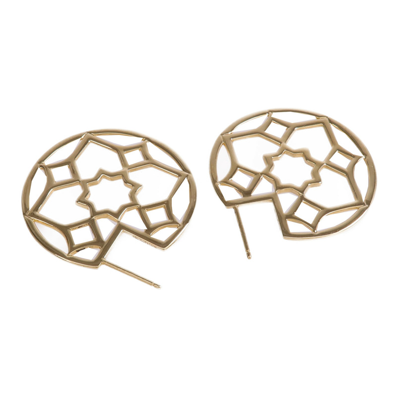 TIFFANY＆CO 18K黃金Marrakesh Zellige Earrings耳環-3