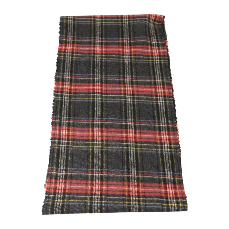 COACH 羊毛/羊絨Tartan Scarf 25.5X170圍巾-1