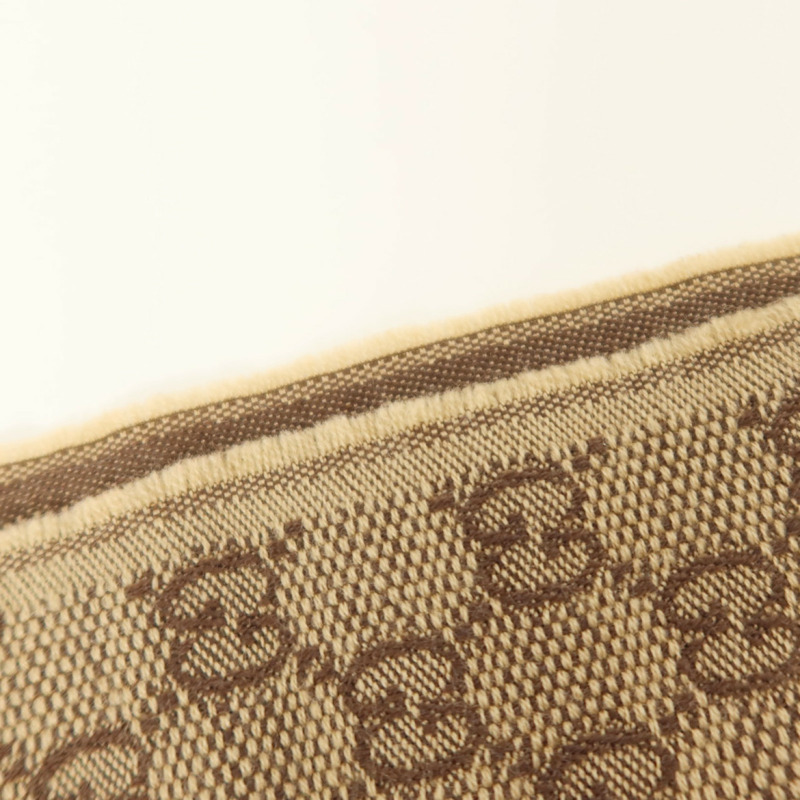 GUCCI 羊毛/絲質Scarf 180x37cm絲巾-10