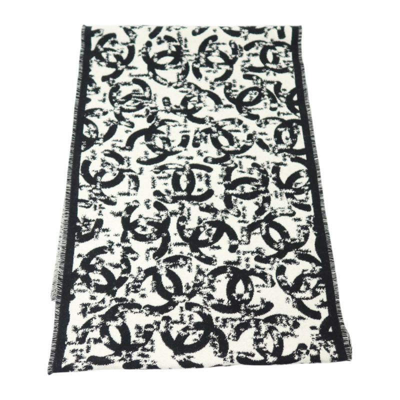 CHANEL 羊毛/羊絨Scarf 182cmX33圍巾-1