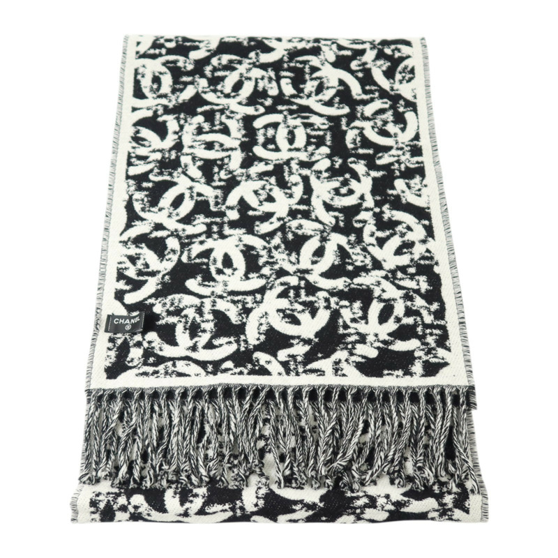 CHANEL 羊毛/羊絨Scarf 182cmX33圍巾-2