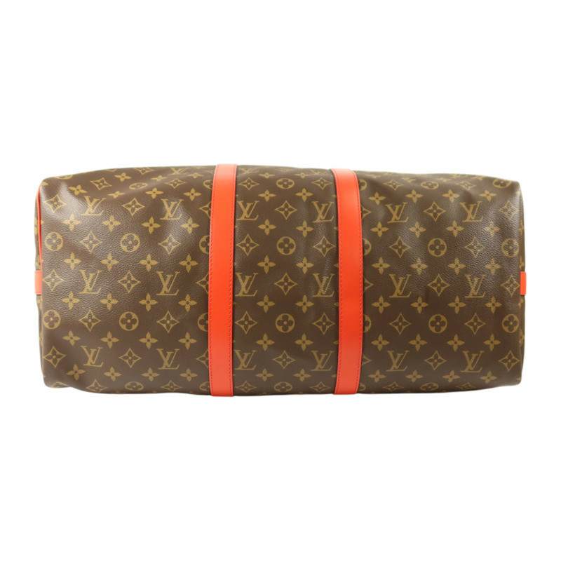 LOUIS VUITTON Monogram Keepall 50 Bandoulie金扣手挽肩背兩用袋-3