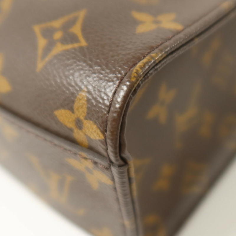 LOUIS VUITTON Monogram Sac Plat PM金扣手挽肩背兩用袋-8
