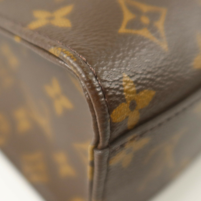 LOUIS VUITTON Monogram Sac Plat PM金扣手挽肩背兩用袋-9