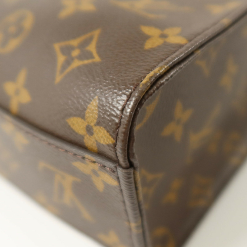 LOUIS VUITTON Monogram Sac Plat PM金扣手挽肩背兩用袋-10