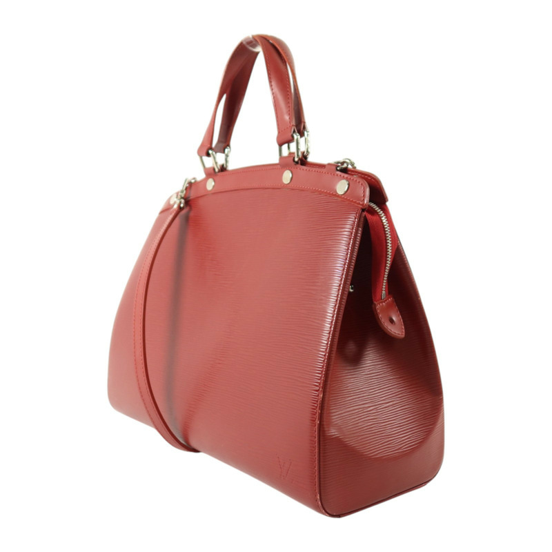 LOUIS VUITTON Epi Brea MM銀扣手挽肩背兩用袋-2